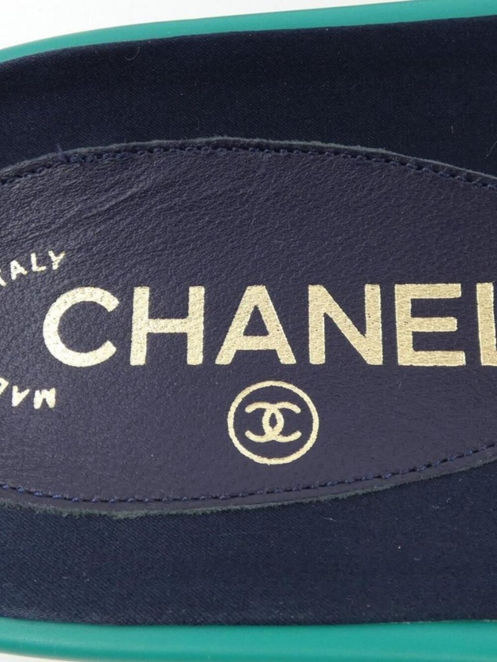 Chanel Size 37 Green Sandals - Picture 6 of 6